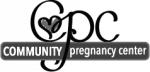 Community Pregnancy Center Logo Black and White